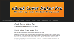 Desktop Screenshot of ebookcovermakerpro.com