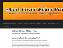Tablet Screenshot of ebookcovermakerpro.com